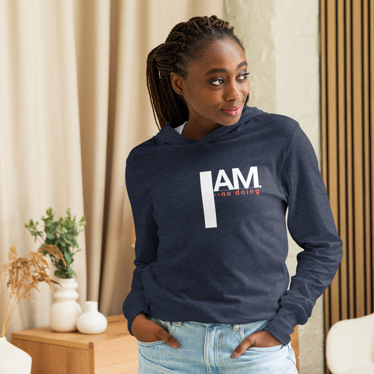 " I AM." Soul Epoch T|Unisex Hooded Long Sleeve Tee