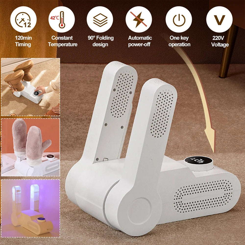 42°C Smart Shoes and Gloves Dryer with Fast Deodorizing and Constant Temperature