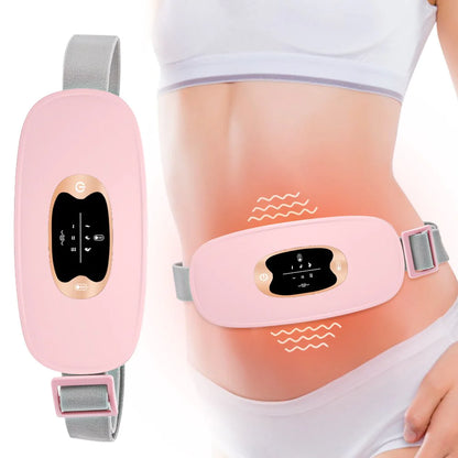 Electric Heating Vibration Pad Belt for Menstrual Pain Relief