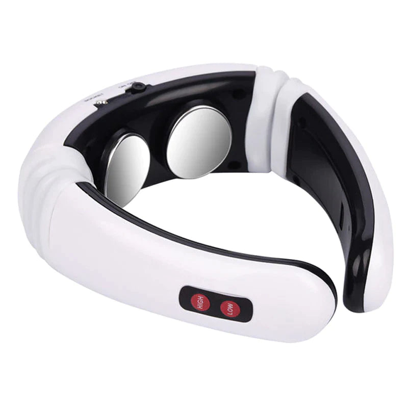 Electric Neck Massager with Pulse and Magnetic Therapy for Muscle Relaxation