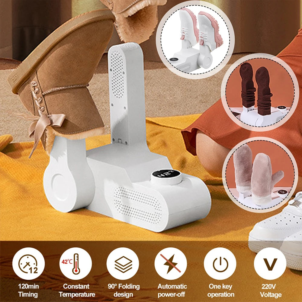 42°C Smart Shoes and Gloves Dryer with Fast Deodorizing and Constant Temperature