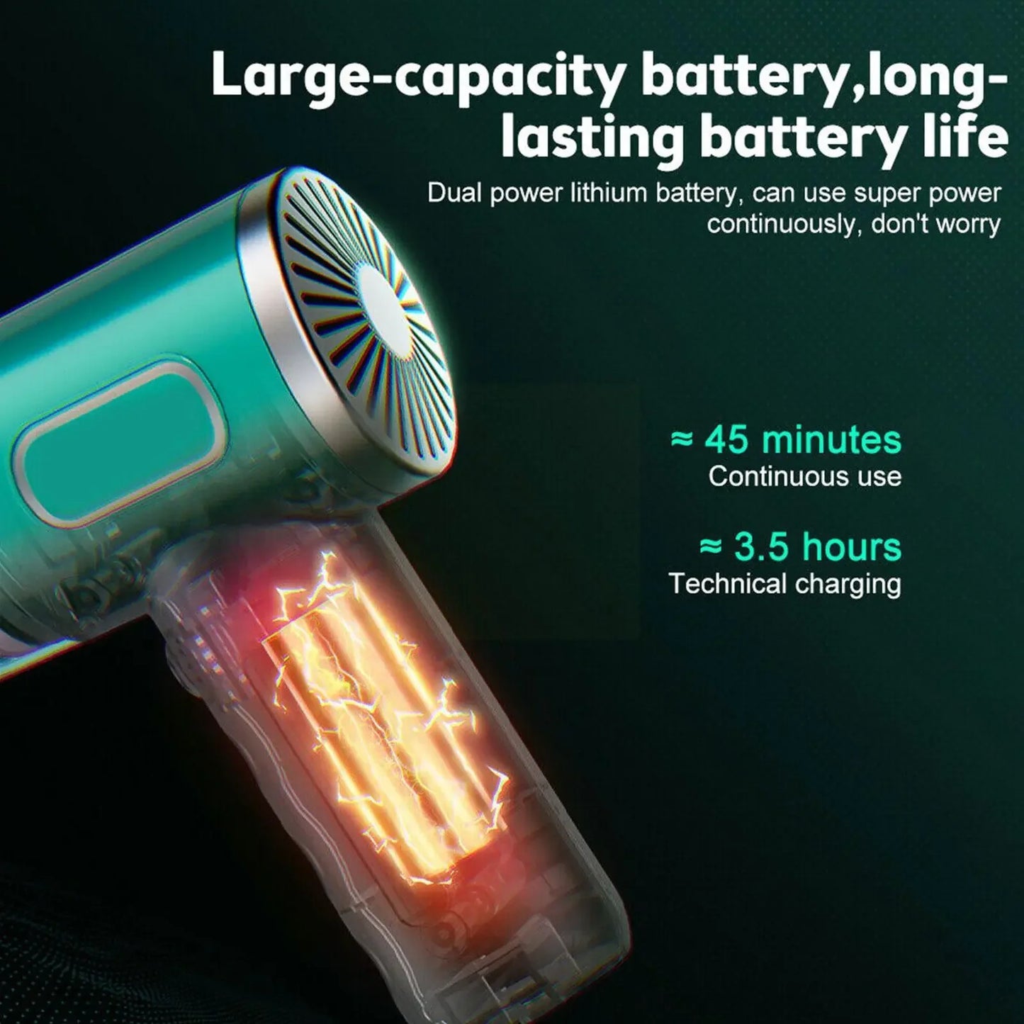 "Powerful Cordless Handheld Vacuum Cleaner for Car, Home, and Auto - Portable and Wireless"