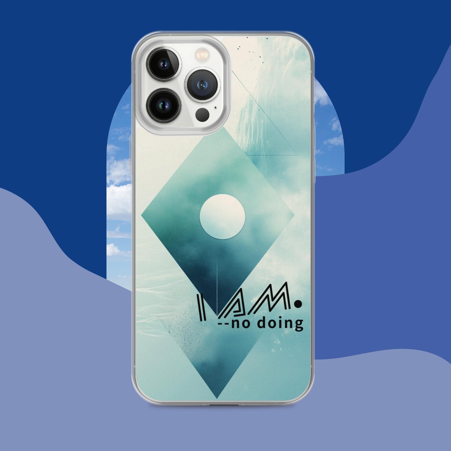 True Self Statement: I AM. ｜Harmonic Vibes｜POD Phone Case｜for iPhone