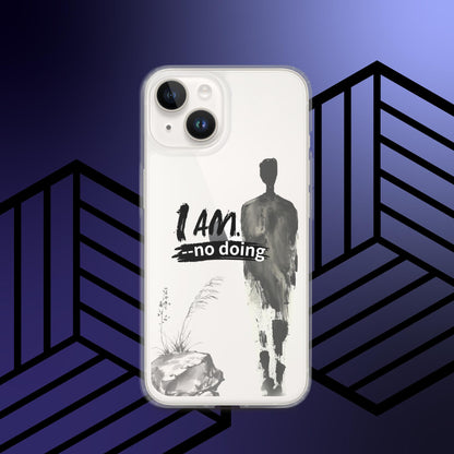 True Self Statement: I AM. ｜Transparent Background｜POD Phone Case｜for iPhone