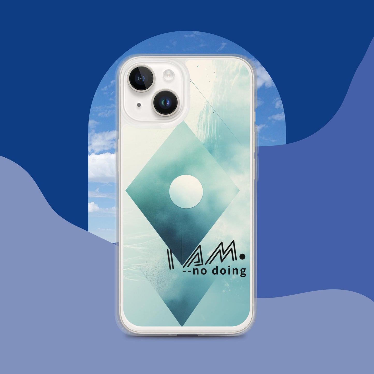 True Self Statement: I AM. ｜Harmonic Vibes｜POD Phone Case｜for iPhone