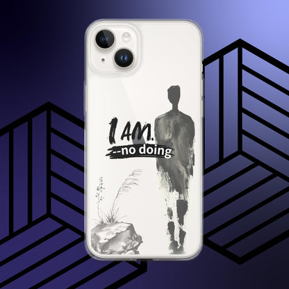 True Self Statement: I AM. ｜Transparent Background｜POD Phone Case｜for iPhone