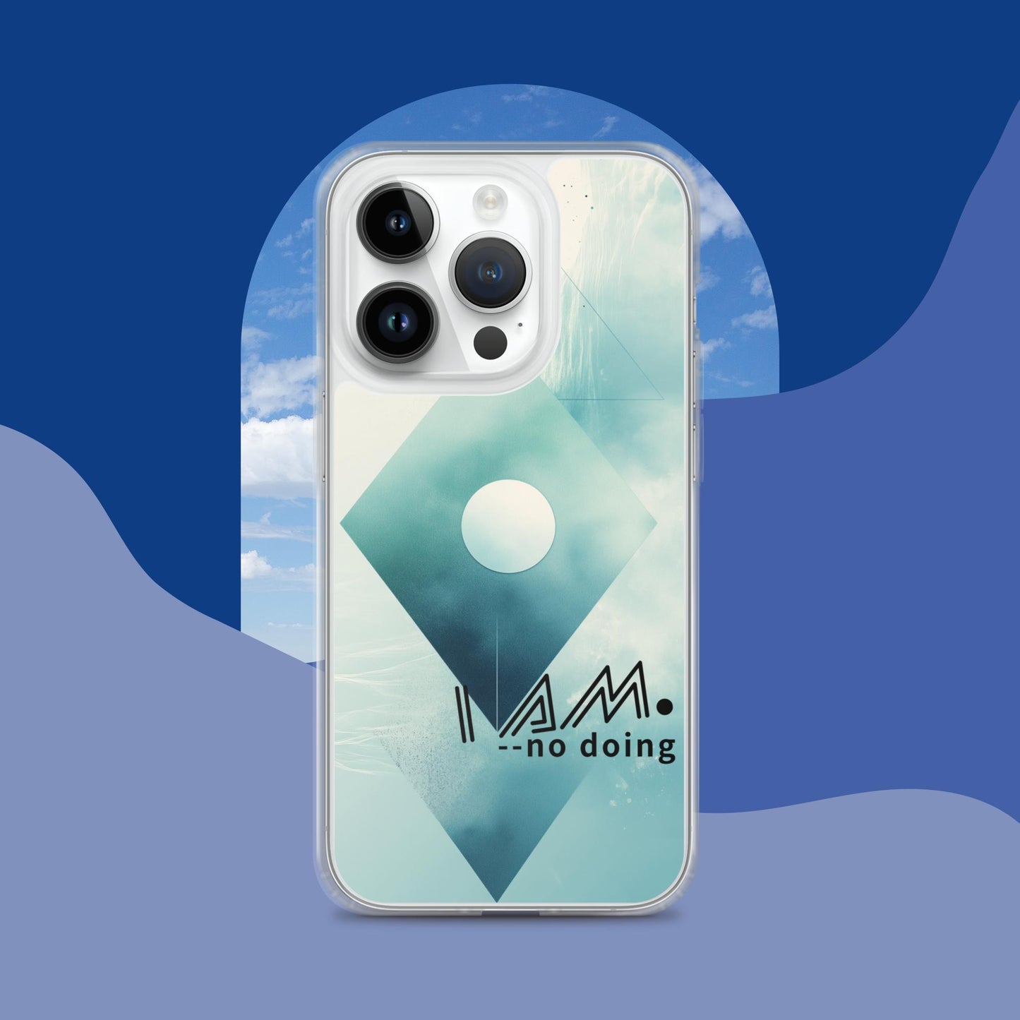 True Self Statement: I AM. ｜Harmonic Vibes｜POD Phone Case｜for iPhone