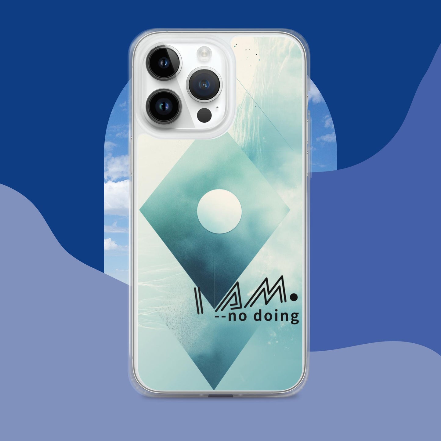 True Self Statement: I AM. ｜Harmonic Vibes｜POD Phone Case｜for iPhone