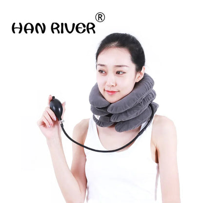 Inflatable Neck Traction Device for Cervical Pain Relief and Posture Correction