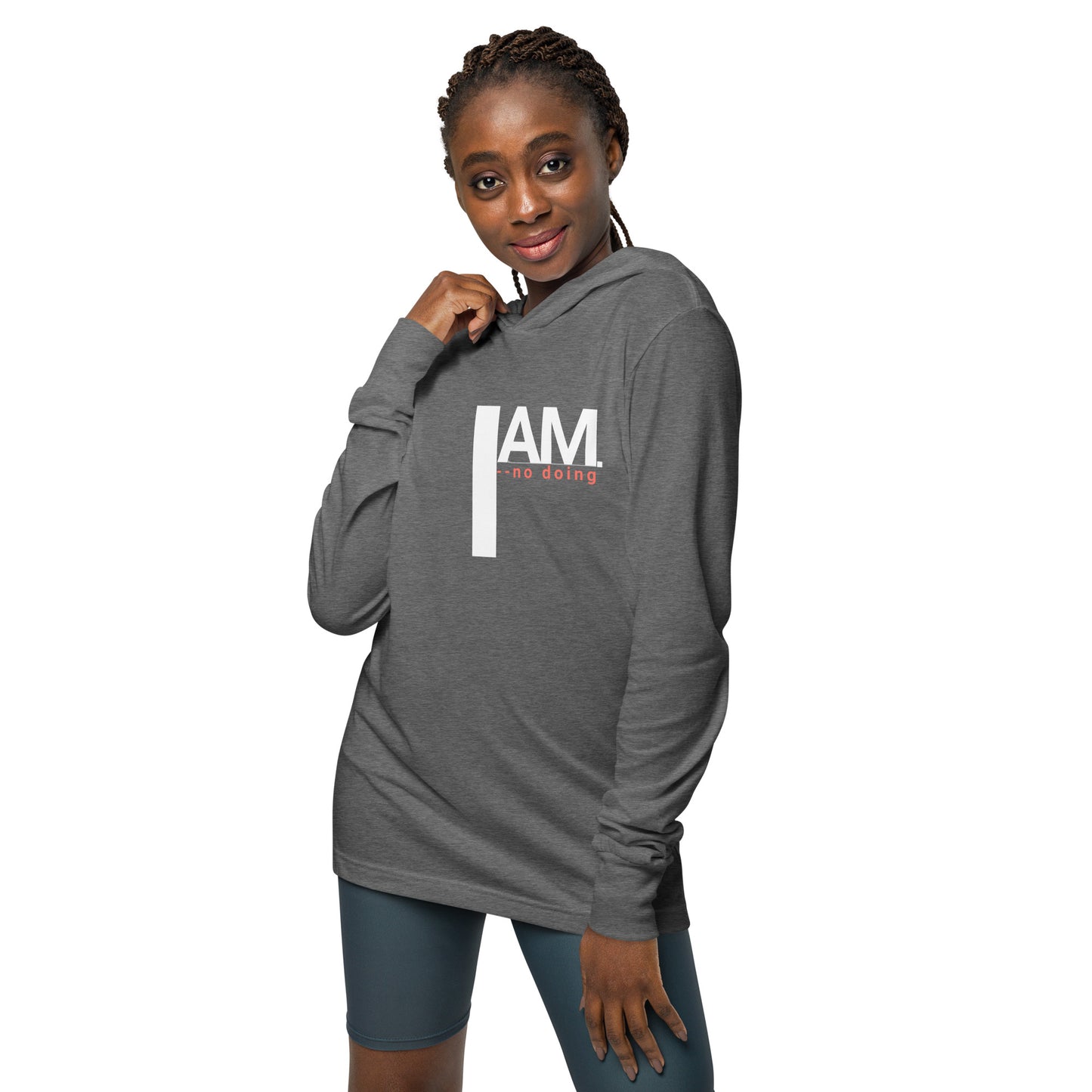 " I AM." Soul Epoch T｜Unisex Hooded Long Sleeve Tee