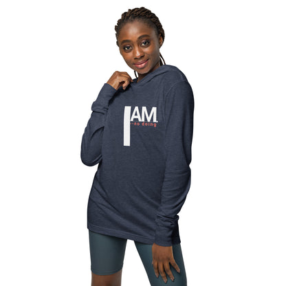 " I AM." Soul Epoch T｜Unisex Hooded Long Sleeve Tee