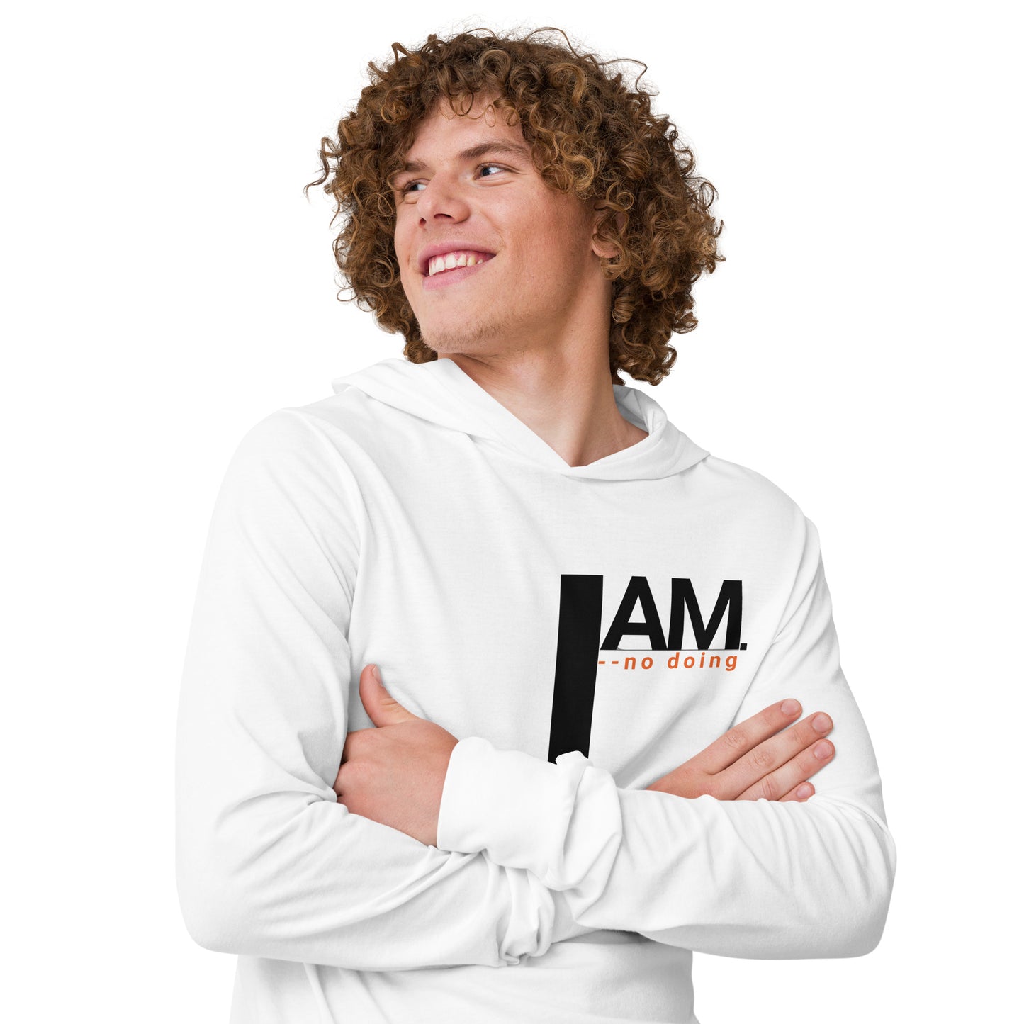 " I AM." Soul Epoch T｜Unisex Hooded Long Sleeve Tee